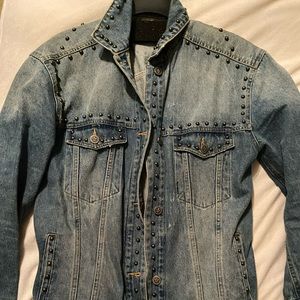 Chelsie Deboer studded Jean jacket